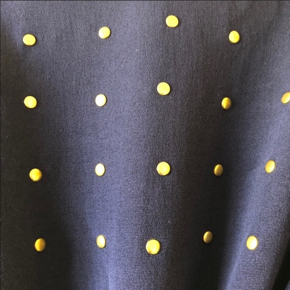 Alice by Temperley Navy Studded Mini Lila Dress 4 - Picture 4 of 7